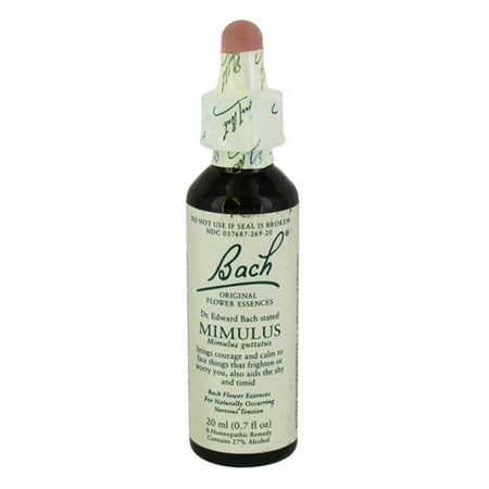 Mimulus Flower Essence Bach Original Flower Essences For Naturally Occurring Nervous Tension, Mimulus, 20 Ml ()