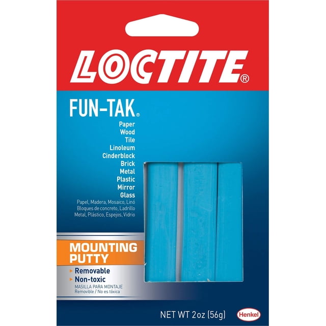 Masilla Adhesiva Loctite Fun-Tak 56g Reutilizable No Tóxica