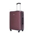 thumbnail image 6 of 4-Piece ABS Lightweight Luggage Set with TSA Combination Lock, 360° Spinner Wheels, 16/20/24/28 Inch Carry-On & Checked Suitcases, Wine Red Complete 4-Piece Luggage Set, 6 of 18
