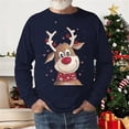 thumbnail image 2 of Camisetas de manga larga con estampado 3D de diseño navideño, ropa de calle holgada para hombres y mujeres, camiseta Unisex de cuello redondo Harajuku de gran tamaño, 2 of 4