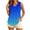 Blue, variant on Molidfa Women's V-Neck Sleeveless Gradient Color Relaxed Fit Casual Cami Modern Summer Top