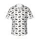 thumbnail image 1 of Balery Border Collie Dog Camisas hawaianas de manga corta para hombre, camisas playeras de corte holgado, camisas de vacaciones con botones,X-Large, 1 of 7