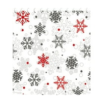 Jubipavy Christmas Shower Curtain,Waterproof Bathroom Curtain with Fantasy Image,Dry and Wet Separation Shading Warm Shower Curtain for Bathroom Decor,70.87"x59.05"