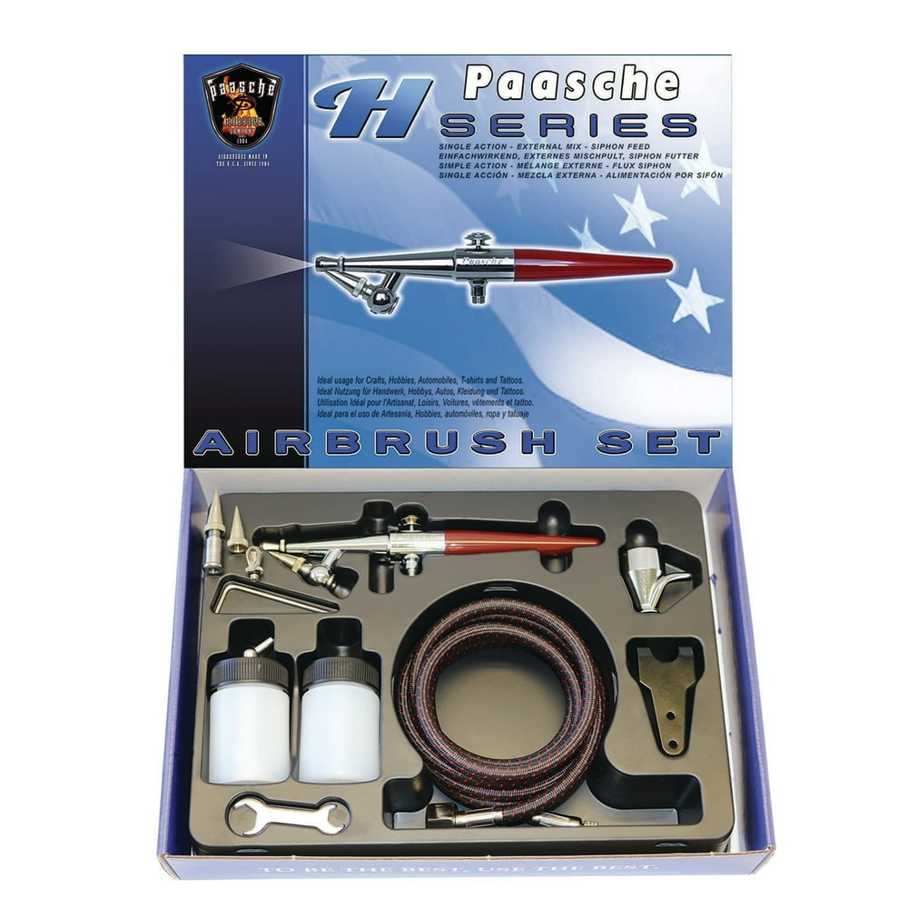 Paasche Single Action H Airbrush Set
