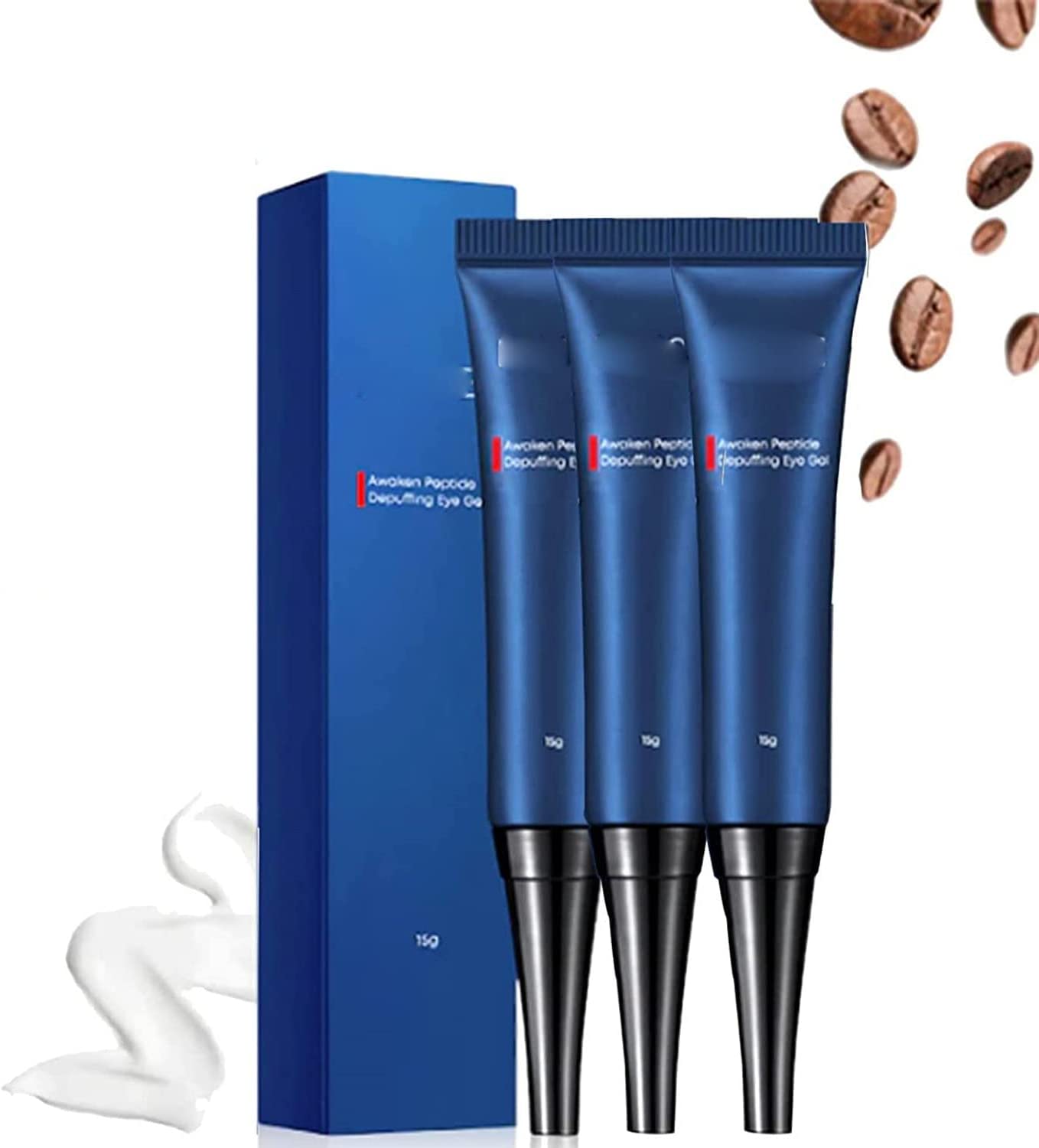 3pcs Himse Awaken Peptide Depuffing Eye Gel,Men's Moisturizing Eye