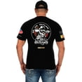 thumbnail image 3 of JH Design Men's World of Outlaw Racing Black T Shirt All Over Printed Logos Sm to 3x, 3 of 6