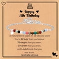 thumbnail image 2 of Top-kevin Birthday Gifts for Women Her, Colorful Natural Beads Stone Birthday Bracelet Gifts with Birthday Card for Women Her Daughter Wife Mom Best Friend, 2 of 10