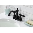 thumbnail image 2 of Fauceture FSC1600AKL Duchess 4 in. Centerset Bathroom Faucet with Brass Pop-Up, Matte Black, 2 of 3