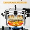 thumbnail image 3 of FUKDOBOU 7.4 QT Aluminum Pressure Cooker Nonstick, Explosion-Proof Fast Cooking Cookware, Large-Capacity High Pressure Pot for Electric Stovetop, 3 of 11
