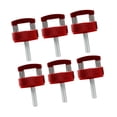 thumbnail image 3 of DYNWAVECA 6 Pcs Vis à Pouce Remplacement Pratique Haute Résistance Haute Résistance Résistance à l'Usure Alliage d'Aluminium Accessoires Pratiques Rouge, 3 of 10