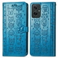 thumbnail image 1 of Funda Cartera FOXDOCK para Motorola Moto G35 , Flip PU con Relieve de Gatos y Perros, Tarjetero y Soporte, 1 of 6