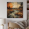thumbnail image 2 of Designart "Nature s Fountain The Geyser s Eruption I" Landscapes Print on Natural Pine Wood, 2 of 5