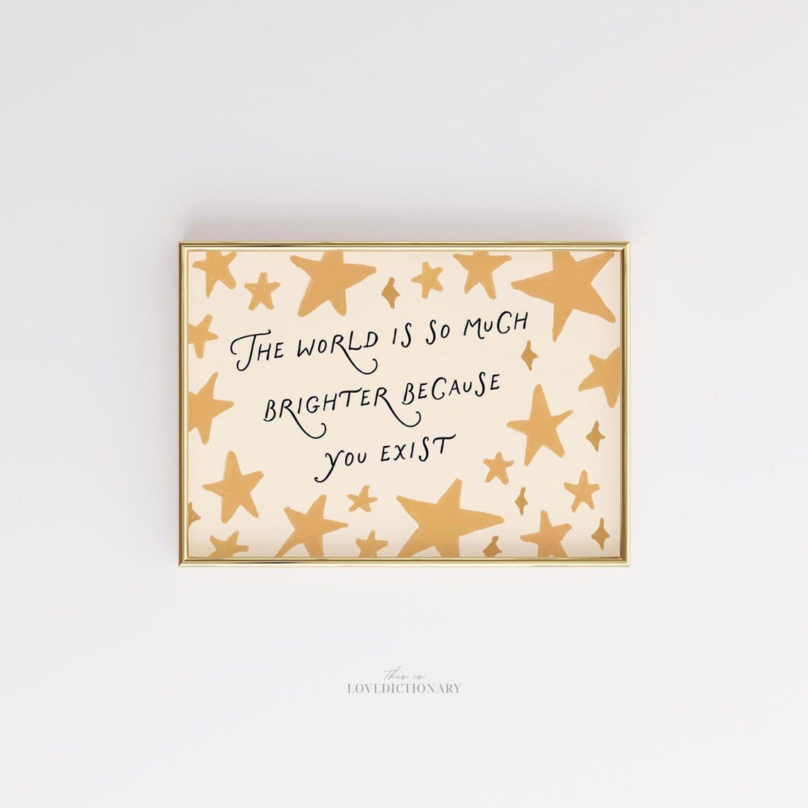 Inspirational Nursery Quote Print Neutral Wall Art