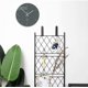 thumbnail image 3 of Kitchen Modern Wall Clock with Numbers, Round Wall Decorative Clock, Silent Non-Ticking Digital Hanging Glass Clock for Living Room/ 12 Inch - Grey, 3 of 5