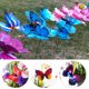 thumbnail image 5 of 100 piezas de estacas de mariposa, coloridos adornos de jardín de mariposas artificiales Tmvgtek Oficina Multiescena Multifunción, 5 of 9