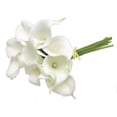 thumbnail image 1 of White Calla Lily Bouquet Artificial Flowers, 1 of 1