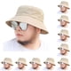 thumbnail image 1 of Minnieouse Poliéster Manténgase cómodo y protegido Colección de sombreros de verano Sombrero de protección solar Sombrero de pescador Caqui caqui Talla extra 10piezas, 1 of 6