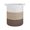 White brown, variant on Lynono Co.,Ltd Spacious Braided Cotton Clothes Hamper With Comfortable Handles For Storage