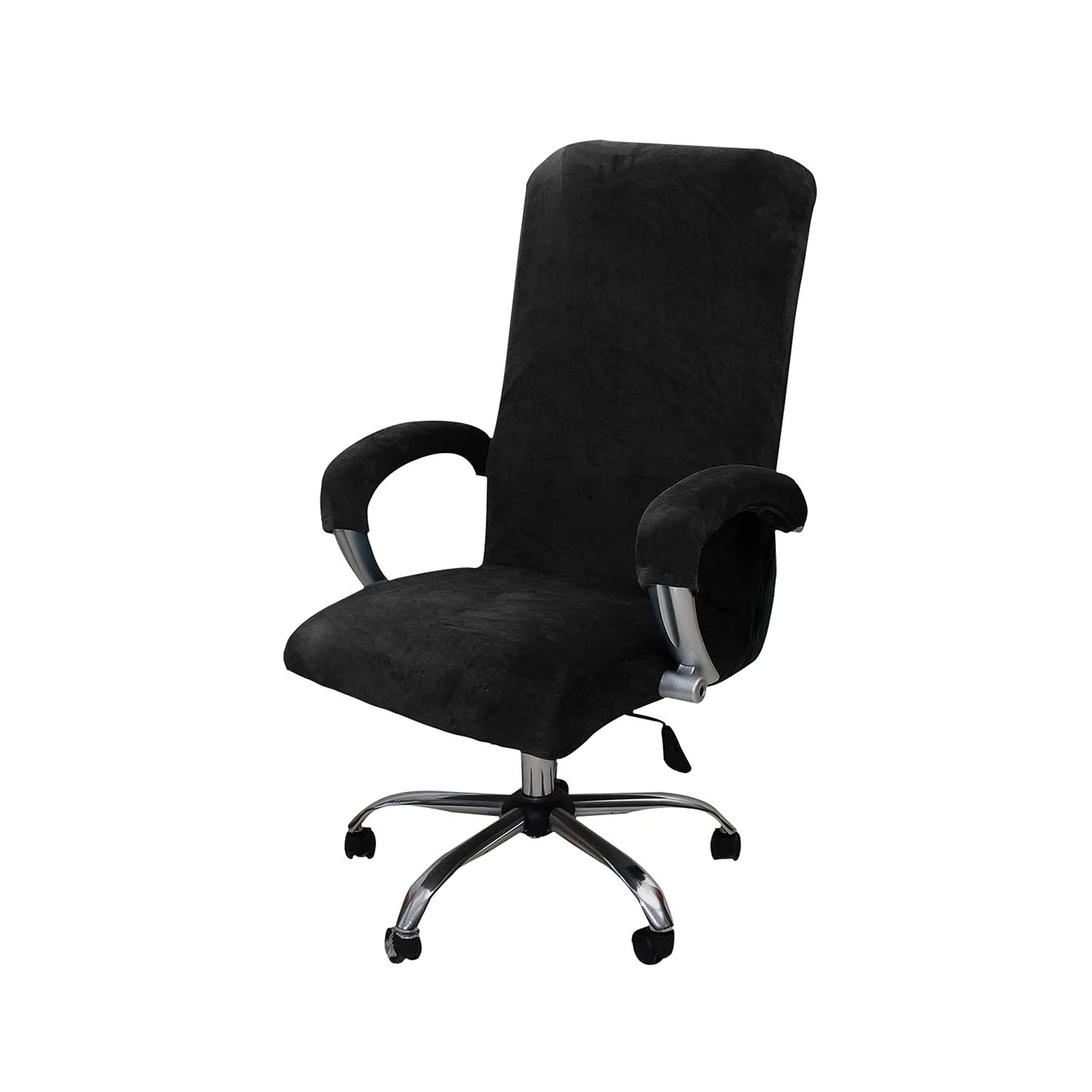 Velvet Office Chair Cover with Arm Covers Stretch Computer Desk Chair