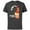 Charcoal Heather, variant on Lucasfilm Indiana Jones and the Dial of Destiny Indy Sun - Short Sleeve Cotton T-Shirt for Adults - Customized-Black