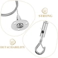 thumbnail image 4 of OULII Fil de Suspension pour Photos 2 Pcs Rails de Suspension en Acier Inoxydable pour Artistes 11.8*0.2*0.2 Po, 4 of 8