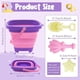 thumbnail image 3 of 4pcs Bucket Beach Toys Set, Foldable Beach Bucket with Bucket Shovels Sea Animals Molds, Beach Sand Toys Kit for Summer Beach Games Kids Boys Girls (P, 3 of 5
