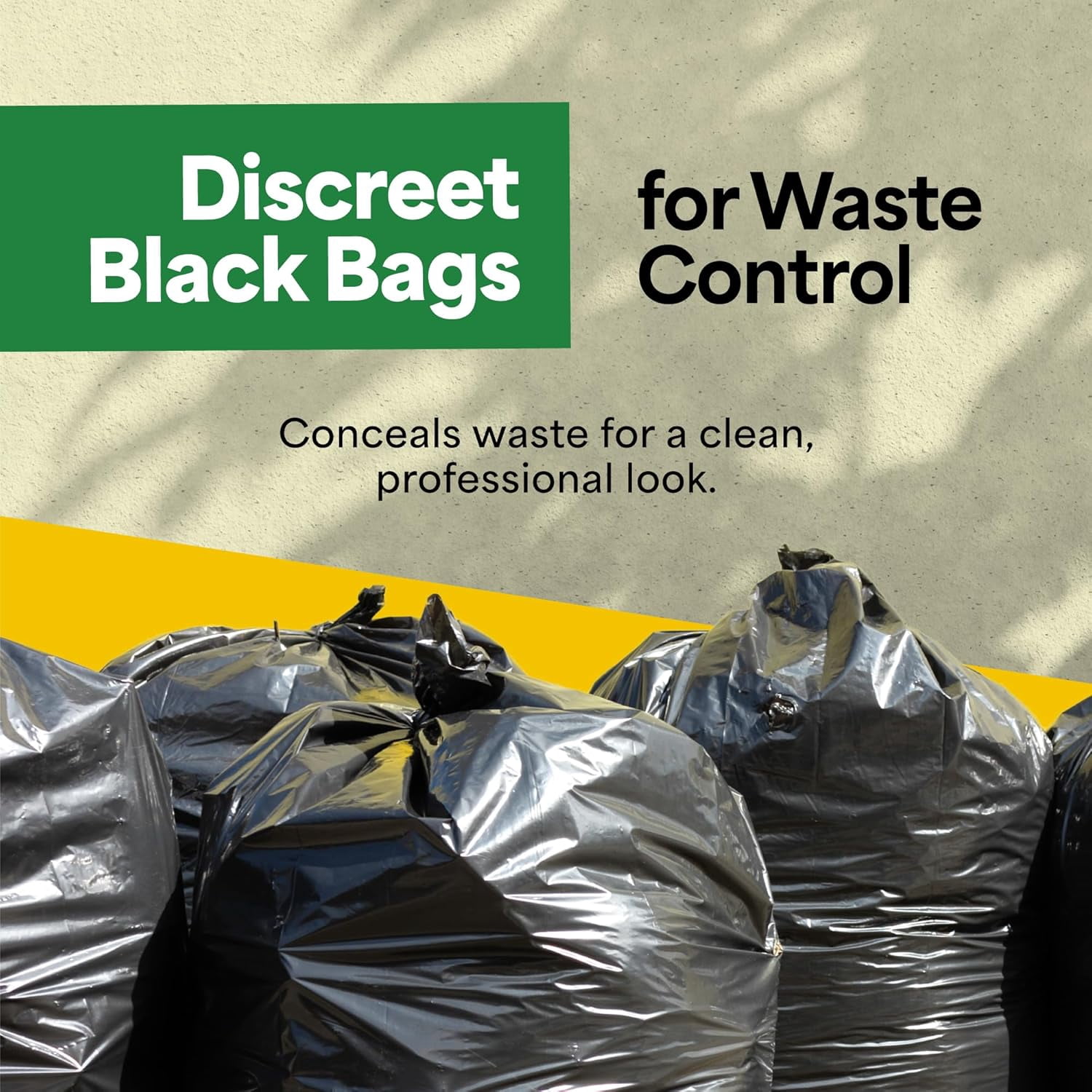 EconoHome 55-60 Gallon Contractor Garbage Bags - 3 Mil Extra Thick Heavy Duty Trash Bags for Construction, Lawn & Yard Cleanup, Demo & Commercial Use - Made in USA - Extra Large, 38x53" - 50-Count