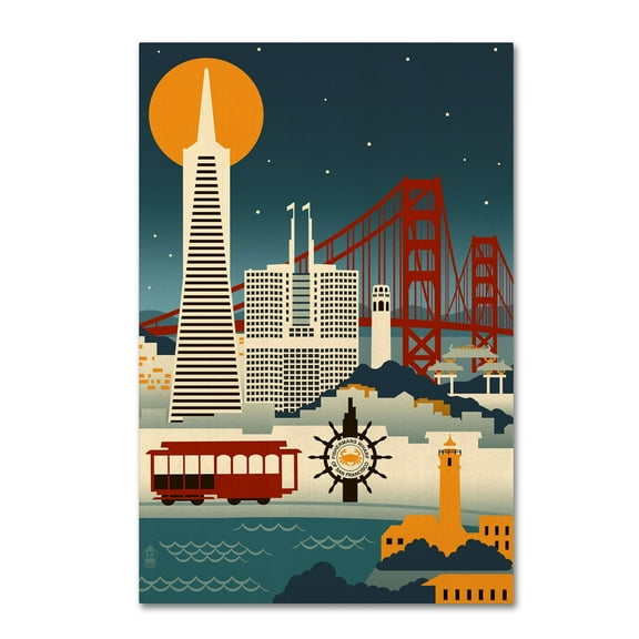 Lantern Press 'Travel 127' Canvas Art