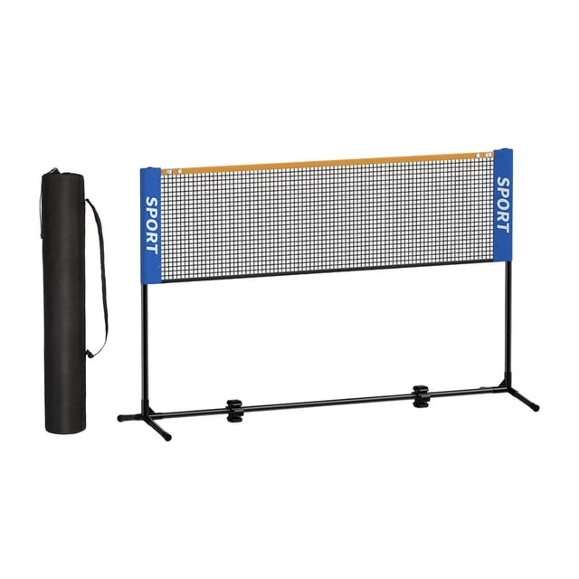 harper Support de Filet de Pickleball Portable avec Sac de Rangement Système de Filet Professionnel Haute Résistance pour Allée Tournoi Pelouse