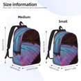 thumbnail image 3 of Yiaed Wings Of A Butterfly Print Backpack, Premium Laptop Backpack, Travel Backpack for Women, Lightweight Backpacks, Comfortable Back Pack-, 3 of 7