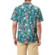 thumbnail image 3 of CAMISAS DE HOMBRE CORTAS DE INSPIRACIÓN CHIC, CON ESTAMPADO FLORAL, BOTONES EN LA PARTE FRONTAL, CAMISA DE PLAYA HAWAIANA, 34 VERDE BLANCO, 3 of 6