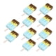thumbnail image 1 of Caja de papel plegable con forma de helado para regalo de bebé, 10 unidades Azul, 1 of 9