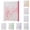 Multicolor, variant on CHENjy Plastic Zipper Pockets, Document Organizer, Waterproof Pouch, Aesthetic Glitter File Folder for 3 Ring Binder, Home Office Red