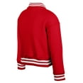 thumbnail image 3 of Youth New Era Red Kansas City Chiefs Chenille Applique Fleece Full-Snap Jacket, 3 of 3