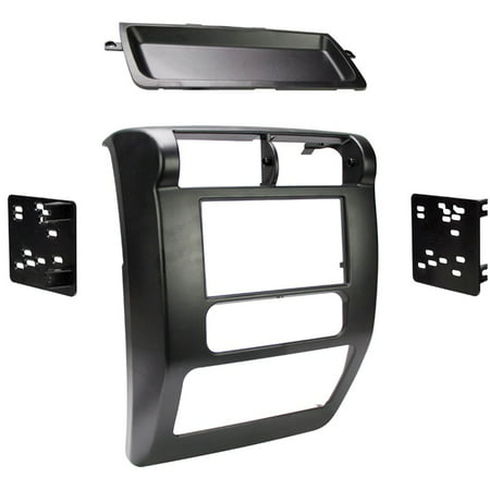 Metra 95-6541 Matte Black Double DIN Stereo Dash Kit for 2003-2006 Jeep
