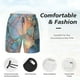 thumbnail image 3 of Balery Pastel Abstract Fluid Art Bañador para hombre, shorts de playa de secado rápido con entrepierna y forro de compresión-X-Large, 3 of 6