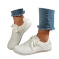 thumbnail image 3 of Casual Flat Shoes for Wide Toe Soft Insoles Comfortable Everyday Sneakers All Day Wear Women's Breathable -On Walking Footwear, 3 of 8