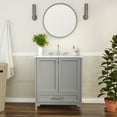 thumbnail image 3 of Flash Furniture FFIR11007GY 30" Free Standing Single Basin Vanity Set - Grey, 3 of 7