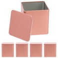 thumbnail image 4 of 5pcs Tea Storage Holder Tinplate Tea Holder Tea Bag Container Square Candle Tin Container, 4 of 7