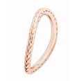 thumbnail image 3 of Sterling Silver Stackable Expressions Polished Pink-plated Wave Ring (1.5mm) - Size 8, 3 of 3