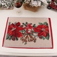 thumbnail image 3 of Christmas Placemats Set of 4, Xmas Holiday Placemats Set of 4 13x17 Inch for Dining Table, Christmas Place Mats Table Decor for Kitchen Dining Room Home, 3 of 10