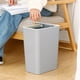 thumbnail image 4 of Bote de basura Bewildely Nórdico Presione la tapa abierta Gran capacidad Gris L, 4 of 6