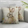 thumbnail image 3 of Nawypu Easter Pillow Covers He is Risen Eggs Rabbit Bunny Ears Easter Decorations Outdoor Pillows Decorative Throw Pillows Cases Decorations Spring Cushion Covers for Home Couch, 3 of 5