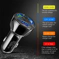 thumbnail image 3 of Ghopy 5 Ports/3 Ports USB Car Charger Fast Charging Car Charging Head USB Automatic Power-Off Car Phone Charger for Car Truck SUV Power Bank Tablet, 3 of 7