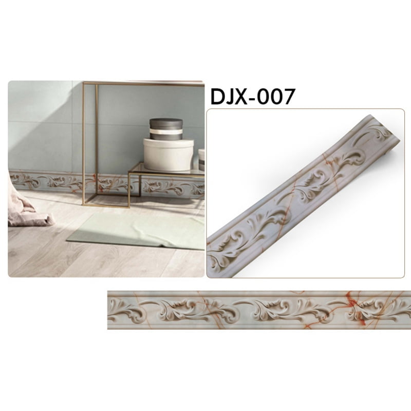 ENJOY 3D Waterproof Self Adhesive Wallpaper Border Porcelain Wall