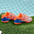 thumbnail image 3 of Dream Pairs Boys Girls Lace Up Cleats Turf Indoor Soccer Shoes for Little Big Kid, 3 of 6
