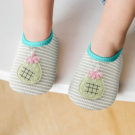 

Cathalem Boys Shoes Toddler Size 6 Boys Girls Animal Prints Cartoon Socks Toddler The Floor Socks Barefoot Socks Non Slip Shoes Green 6 Months