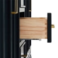 thumbnail image 6 of Ariel Stafford 61 Inch Double Rectangle Sink Vanity With White Quartz Countertop W/1.5" Edge In Midnight Blue, 6 of 11