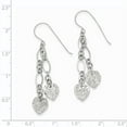 thumbnail image 3 of 14K WG Dangle Heart Earrings SF1746, 3 of 3