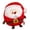A, variant on Plush Santa Claus Stuffed Toy Soft Decorative Doll Christmas Theme Ornament for Home Office Desk Gift for Children Adults